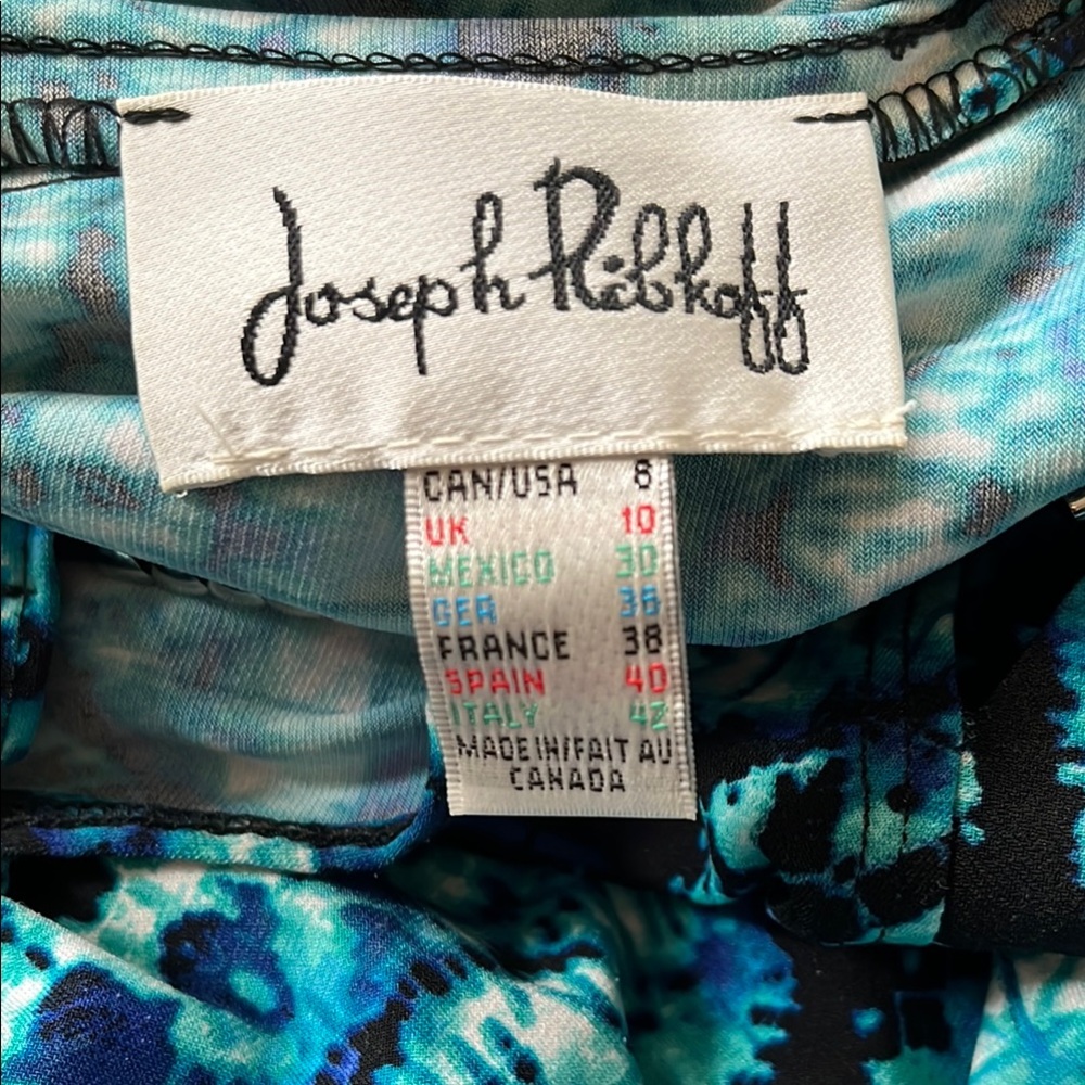Joseph Ribkoff Blue Bayou Sheath Maxi Dress - Picture 5 of 13